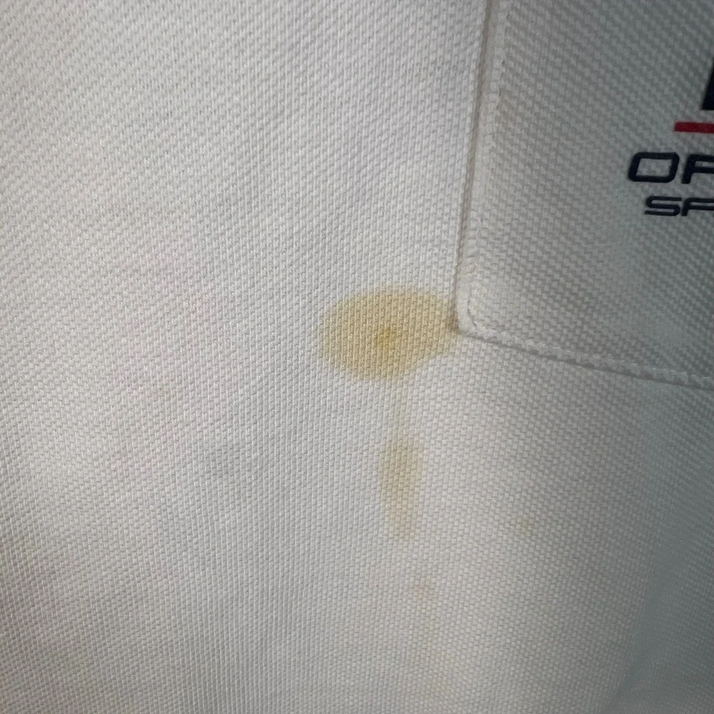 Polo Ralph Lauren Mens XL White Offshore Sailing Team Pocket‎ Polo Shirt